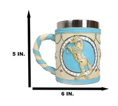 The Trail Of Painted Ponies Golden Jewel Turquoise Warrior Horse Tankard... - £27.96 GBP