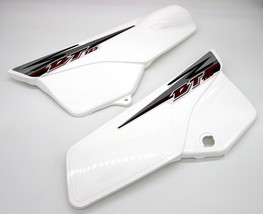 fits Yamaha DT125 White Side Panels Set Stickers Black Gray Burgundy - $55.28