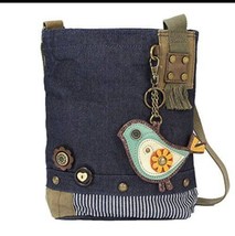 Chala Bird Cell Phone Cross Body Purse Adjustable Strap Canvas NWT Zipper  - £27.02 GBP