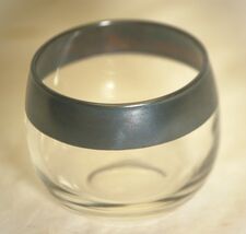Roly Poly Silver Band Blown Glass Dorothy Thorpe - $12.86