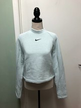 Nike Women&#39;s Sportswear Tech Fleece Long Sleeve Top CZ1859-100 Green - $40.00