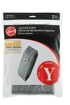 Hoover Type Y Pleated Carbon HEPA Vacuum Bag  2 Pack - £11.70 GBP