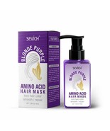 Amino Acid Blonde Purple Hair Mask Deep Repair Toning &amp; Conditioner Blon... - £9.41 GBP