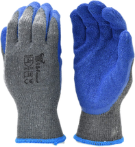 G &amp; F Products 12 Pairs X-Large Rubber Latex Double Coated Work Gloves f... - £14.22 GBP