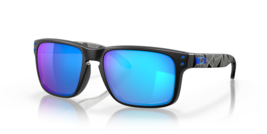 Oakley Holbrook POLARIZED Sunglasses OO9102-H055 Black Prizmatic /PRIZM Sapphire - £93.60 GBP
