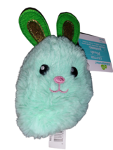 Way To Celebrate Easter Small Green Bunny Head Plush - £8.58 GBP
