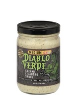 Diablo Verde Medium Creamy Cilantro Sauce 12.5oz. pack of 2 bundle - £30.04 GBP