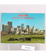Dallas Texas Hub of the Southwest 1960s 4x6 Deckle Edge Postcard Unposted - $237.91 MXN
