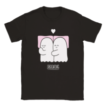 Kawaii funny ghost t shirt boo Halloween tee shirt valentine valentine&#39;s... - £21.87 GBP
