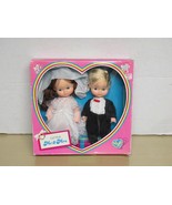 1985 Lovee Doll Co #48116 Little Mr &amp; Mrs Bride/Groom 9.5” Dolls - MIB - £25.87 GBP