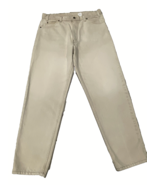VTG LEVIS 550 Orange-Tab Jeans Tag 36x30 Fits 34x30 Beige 80s Rare Made ... - $95.47 CAD