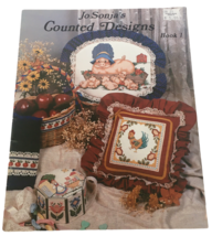 JoSonja's Counted Designs Book 1 Cross Stitch Patterns Farm Animals Pig Country - $3.99