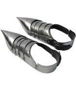 Steel Gothic Armor Shoes - One Pair- Wearable Replica Armor Costume Rust... - £77.40 GBP