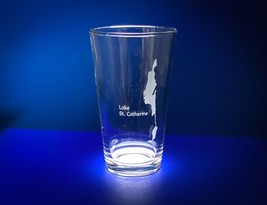 Lake St. Catherine Vermont Pint Glass - Laser engraved pint glass - $11.99