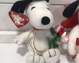 Snoopy Plush Valentines Day Heart Cupid Lot Of 3 New NWT - £31.34 GBP