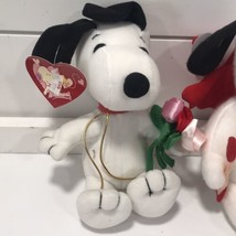 Snoopy Plush Valentines Day Heart Cupid Lot Of 3 New NWT - £30.93 GBP