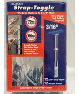 3 PK Hillman 376362 3/16&quot; Strap Toggle with #10x2½&quot; Machine Screw, 12-Pack - $838.82 MXN
