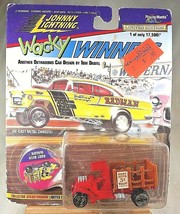 1996 Johnny Lightning Series #2 Wacky Winners ROOT BEER WAGON Red w/Lighting Sp - $11.50