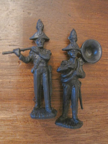 2 Carabinieri Vintage Italian Toy Police 60's Plastic Plastic Music Band-
sho... - $24.70
