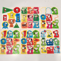 Hallmark Peanuts Snoopy Woodstock Sticker Sheet 1980’s 5 Full sheets READ - £10.81 GBP