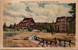 Old Faithful Inn Yellowstone National Park Postcard PC355 - £3.97 GBP