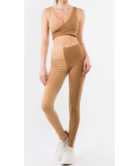 Women's Two Tone Active Set Khaki - $36.99