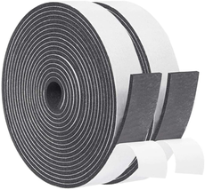 Foam Strips Adhesive 2 Rolls 1 Inch Wide X 1/8 Inch Thick Neoprene Weather NEW - £19.93 GBP
