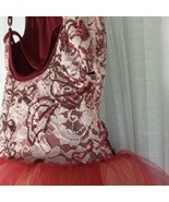 Dance Costume Ballet TuTu Red Pink Leotard Pageant SPARKLE Lace Child M ... - $67.76 CAD