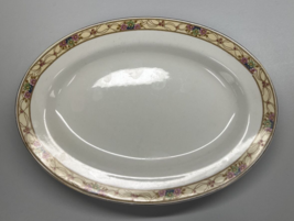 Johnson Bros England China Oval Serving Platter Floral w/Gold Trim - 10.75” - £22.50 GBP