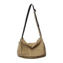 Retro Washed Canvas  Bags Women Large Capacity Hobo Pocket Crossbody Bag - £53.42 GBP