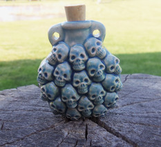 Portal Attracts Powerful Spirit Energy Vampires Magick Spell Jar Bottle Skulls - £173.83 GBP