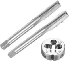 Uxcell 3Pcs Metric Hand Tap And Die Set, M8 X 1.25 Taper/Plug Thread Taps &amp; - $30.97