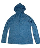 Under Armour Womens Hoodie S Blue Loose Fit V Neck Pullover (tag is remo... - £12.45 GBP