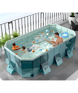 Pump In/Above ground Swimming Pool Foldable Inflatable Filter Cooling Fo... - $162.75+