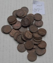 Lincoln  Cents--219 wheat cents.....1911 to 1954..well circulated--E - £19.63 GBP