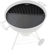 Half Moon Cast Iron Cooking Grate for 22&quot; Weber Charcoal Grills Big Green Egg - £100.12 GBP
