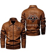 Wests Tigers Supporter Biker Inspired Style Leather Jacket - $129.99 - $189.99