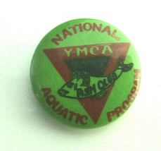 YMCA Fish Club Pin Vintage Antique Button Aquatic Program Swimming Swim - £5.48 GBP