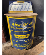 Vintage Monroe Shock Absorber Cabinet Sign Gas Filling Station Tire Stor... - €642,46 EUR