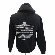 2018 Snowglobe Music Festival Black Hoodie Sweatshirt Size Medium Concer... - $30.81