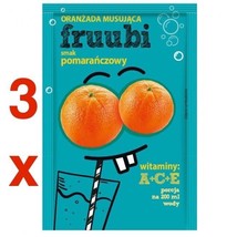 Delecta Nostalgic Fruubi Instant Fizzy Drink Mix: Orange Pack Of 3 Free Shipping - £6.96 GBP