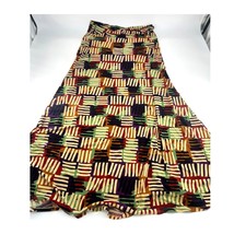 Lularoe Maxi Skirt Womens Extra Large Black Brown Stretchy Comfy Autumn ... - £10.82 GBP