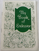 My Book of Endeavor Promotion Certificate June 30 1940 Vintage Church Sc... - $9.85