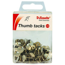 Esselte Thumb Tacks Drawing Pins (100pk) - Silver - $29.24