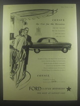 1954 Ford Consul Car Ad - Consul the car for the occasion - £14.76 GBP