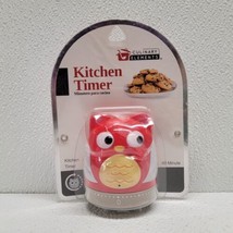 Culinary Elements Red Owl Bird 60 Minute Kitchen Timer - £15.79 GBP