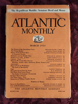 ATLANTIC March 1931 Francis Vivian Drake Julian S. Huxley James Norman Hall - £8.45 GBP