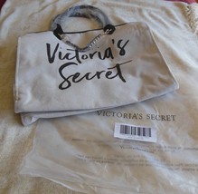 NEW Victoria&#39;s Secret Canvas Chain Tote - $60.88