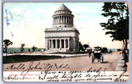 Grant&#39;s Tomb From Riverside Drive New York City NY NYC UDB Postcard w Micah P27 - $2.92