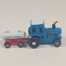 Funrise Farm Tractor With Tank Trailer 1988 Micro Action Mini Vintage  - $11.29